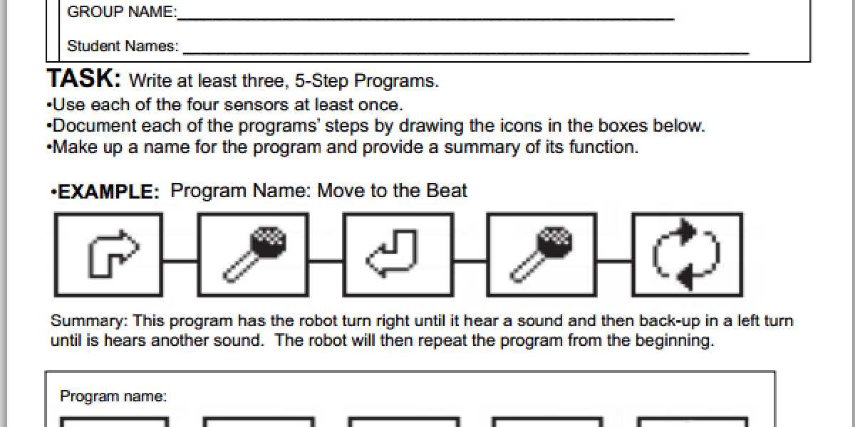 NXT On-Brick Programming worksheet – Damien Kee
